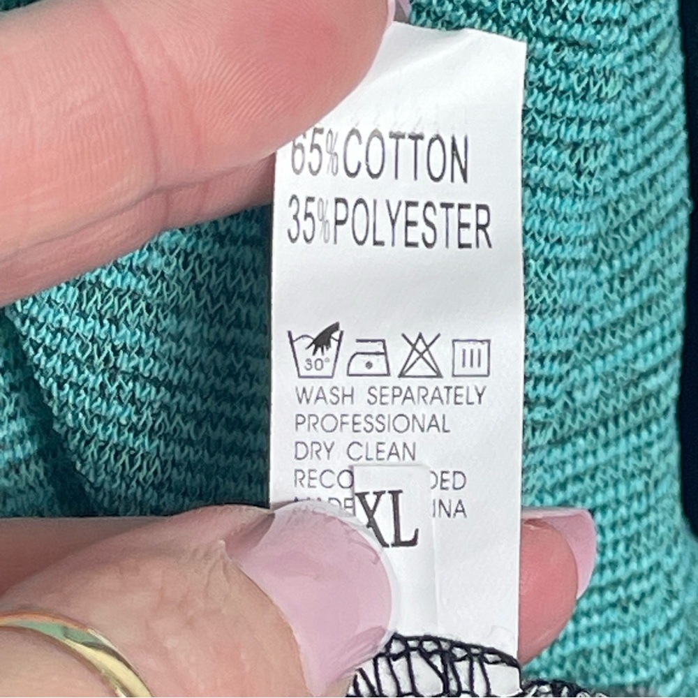 Color Block Front Knot Blouse - Picture 4 of 5